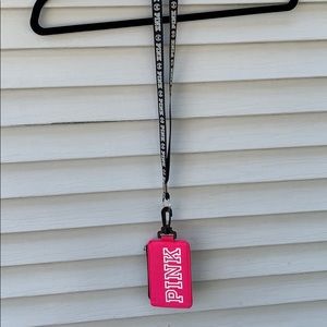 PINK lanyard